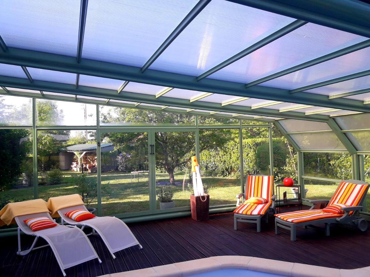 Chambre D'Hote Avec Piscine Couverte Coulaines Kültér fotó